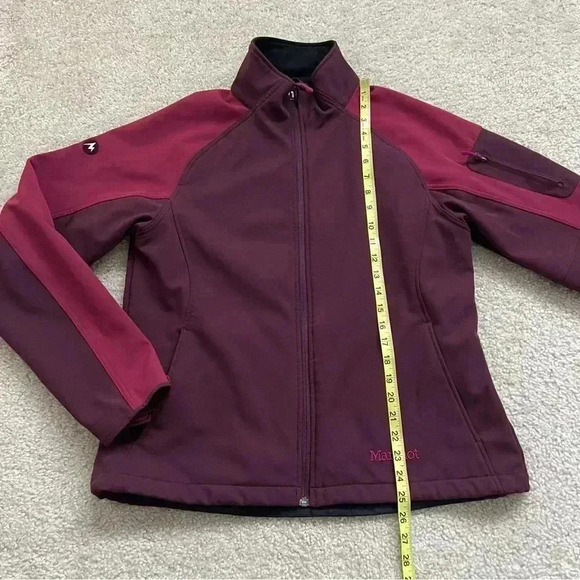 Marmot Alsek 2 Tone Mock Neck Full Zip Outdoor Jacket Soft Shell Women Size XL, - Picture 10 of 15